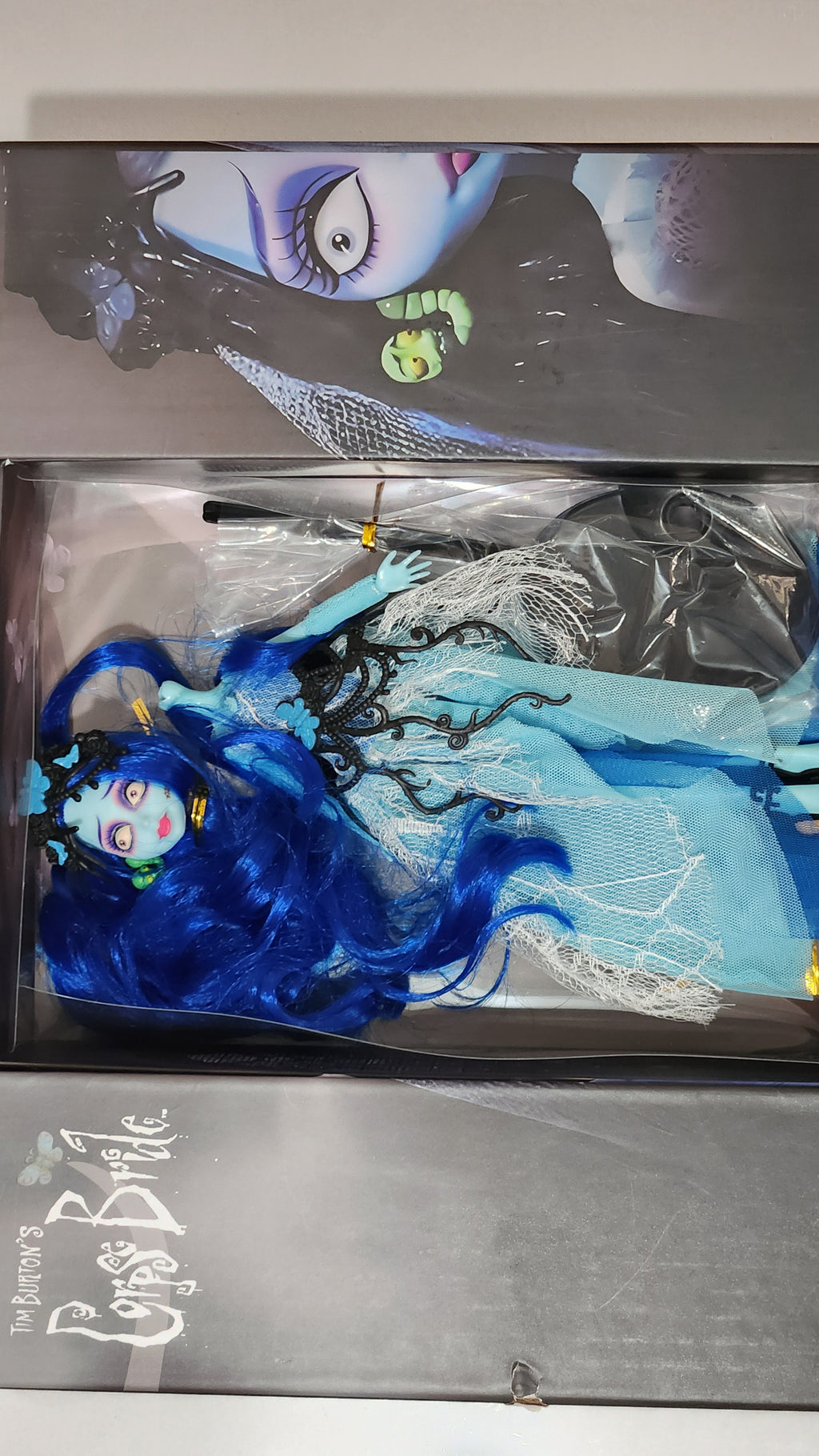 Corpse Bride Emily Collector Doll – Tim Burton (Boxed)